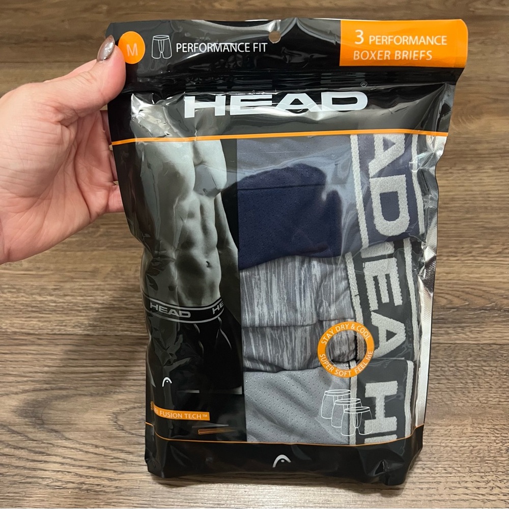 HEAD Men's Performance Fit Boxer Briefs